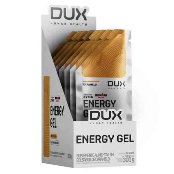 DUX CX ENERGY GEL CARAMELO CX (10 sachês de 30g)