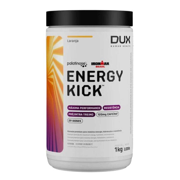 DUX ENERGY KICK - PRÉ E INTRA TREINO LARANJA 1000g