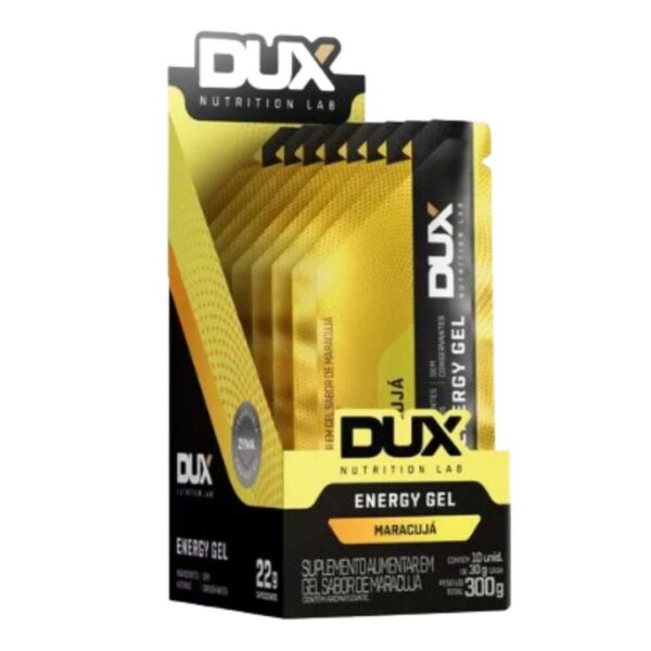 DUX CX ENERGY GEL MARACUJÁ CX (10 sachês de 30g)